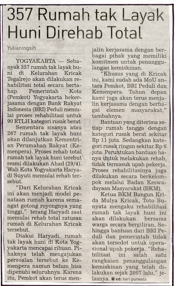 Kliping jogja terbaru